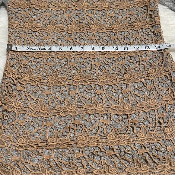 ANTHROPOLOGIE Dolan Lace Sweater Mini Dress - Picture 5 of 7